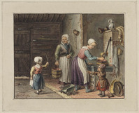 TvB T 047
<br/>
Interieur met waterpomp
<br/>
<em>Chalon, Christina (1748-1808)</em>